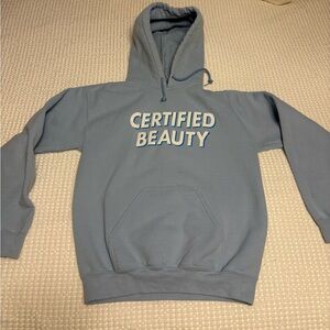 Blue 'Certified Beauty' Hoodie